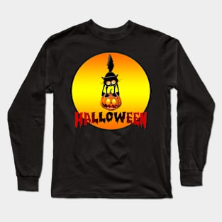 Halloween cat Long Sleeve T-Shirt